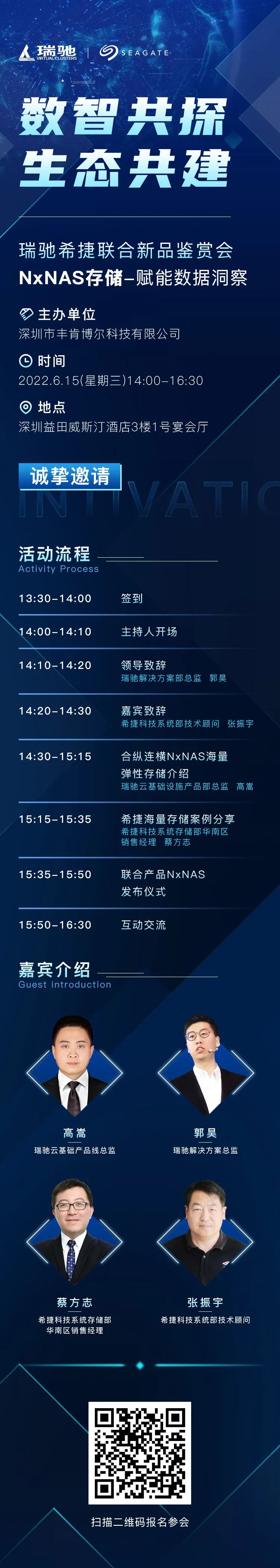 邀請函 | 瑞馳希捷聯(lián)合新品鑒賞會，誠邀您蒞臨